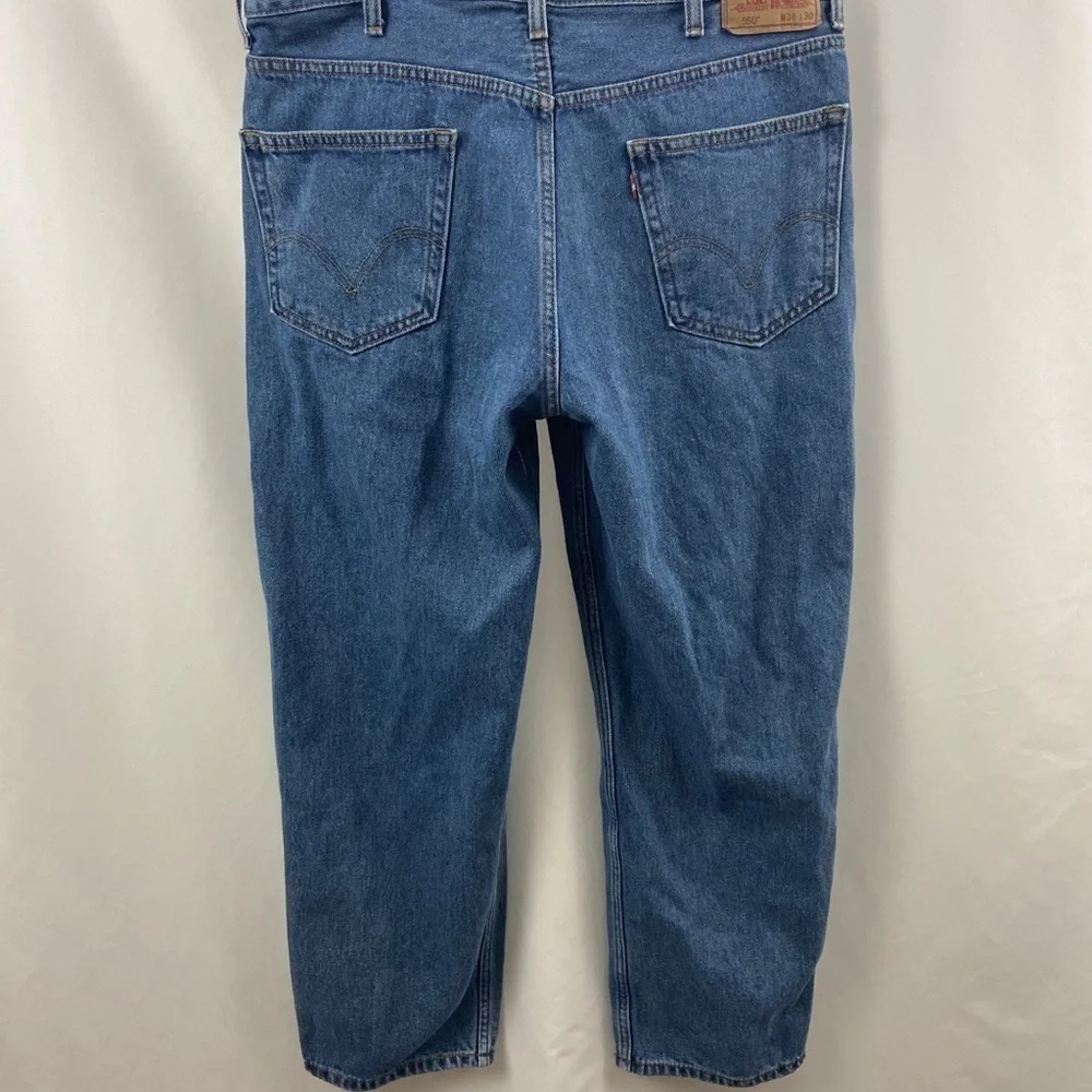 Levi’s Mens 55038x30 Relaxed Fit  Blue Jeans - Picture 5 of 10